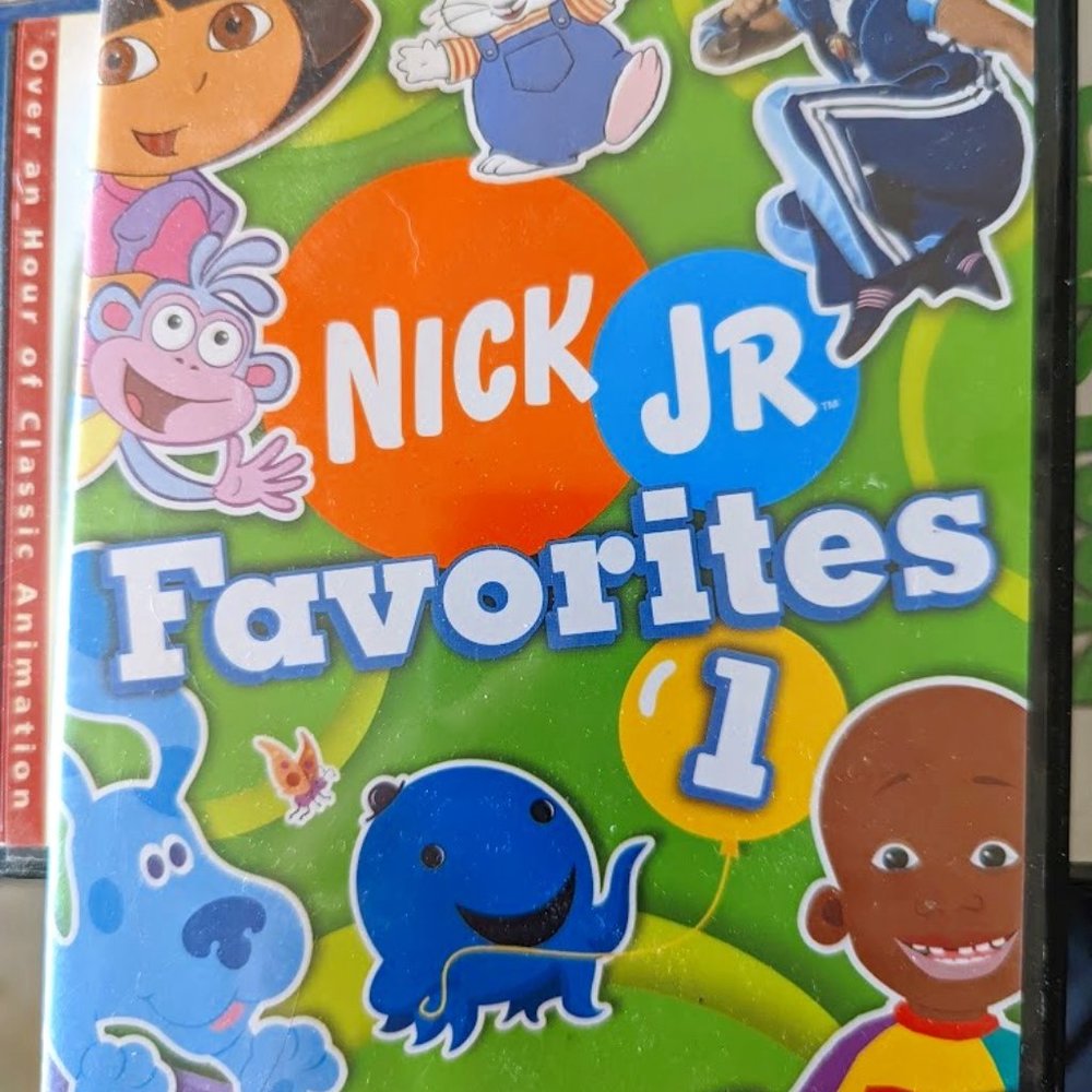 Nick Jr. Favorites 1 DVD. Six Play-to-learn episodes.